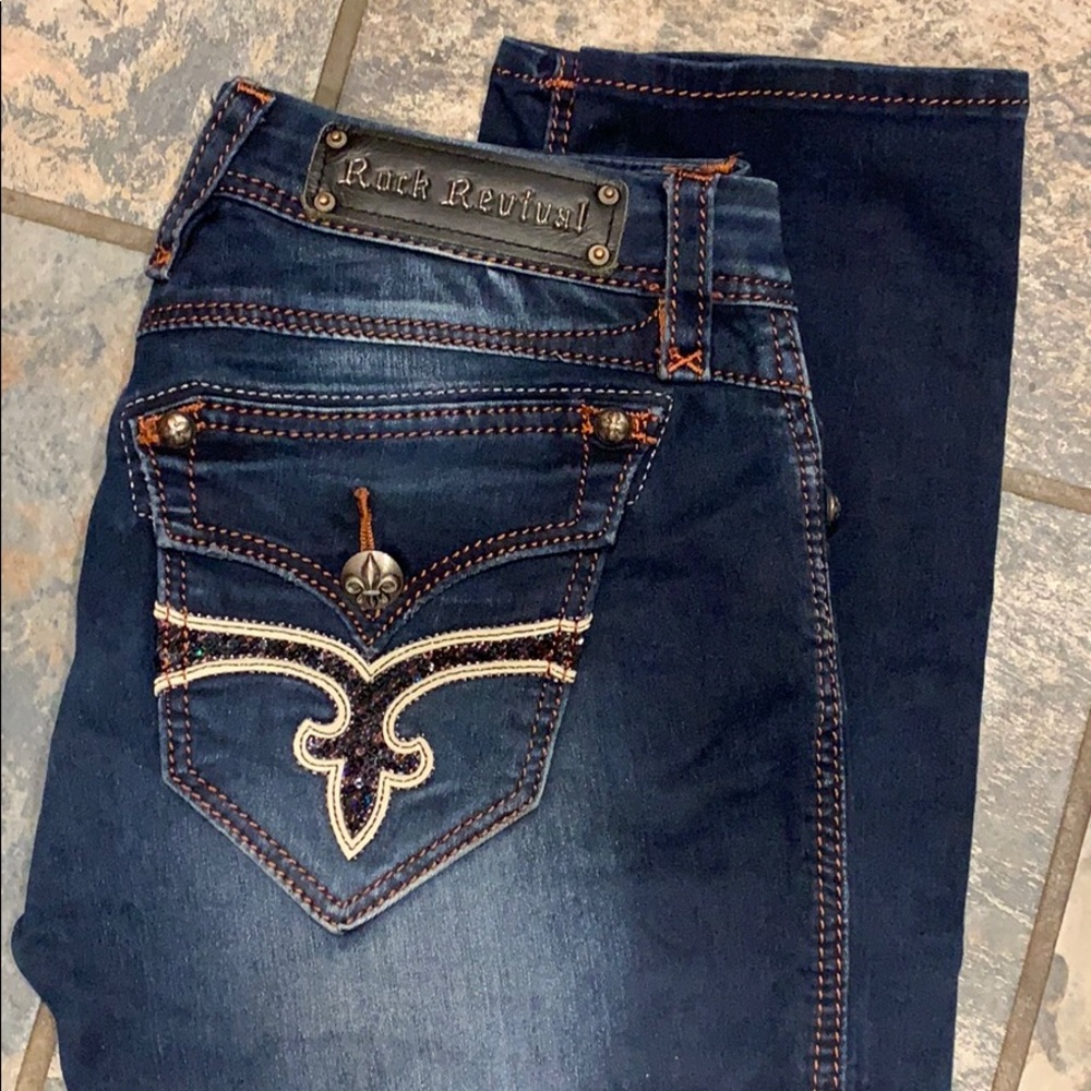 Brand new rock revival jeans